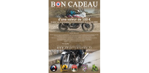 Bon-cadeau 2025 - 100 €